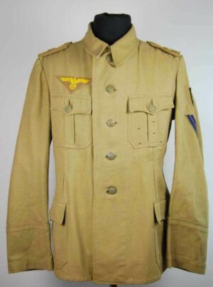 Uniforme Tropical M41 Artillería de Costa