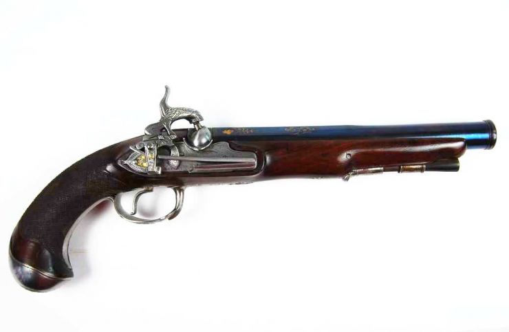 Pistola Española de "Alberdi" y "Mariano Bergara"circa 1830