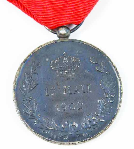 Medalla de Distinción de la Jura de Alfonso XIII. Plata