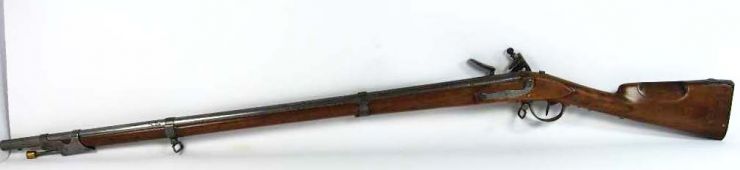 Fusil Frances de Infantería M1777, A. IX para Cadetes, Manufactura Real