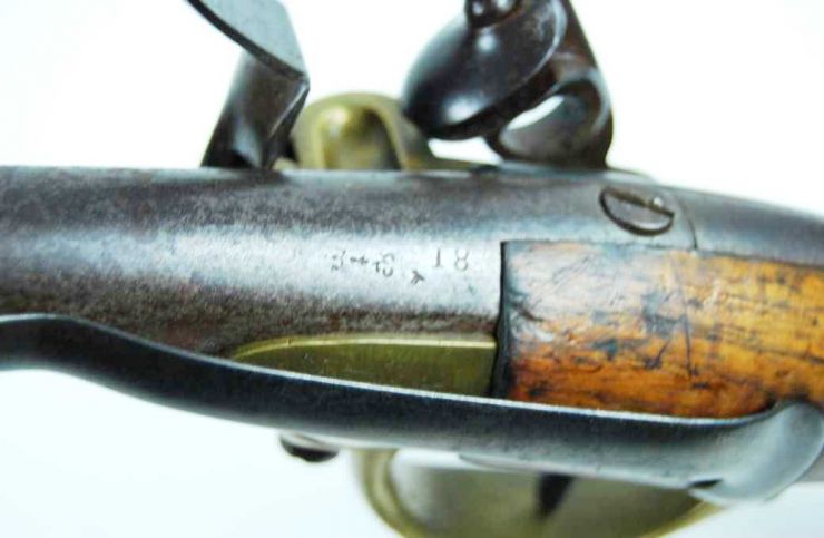 Pistola Reglamentaría Francesa de Caballería M1777, 1er Modelo