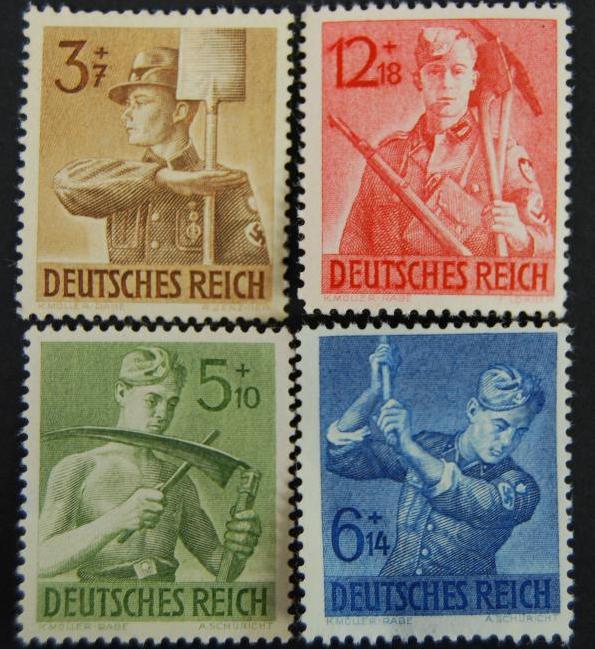 Sellos "Deutsches Reich RAD" 1943