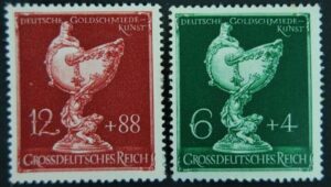Sellos "Grossdeutsches Reich, Deutsche Goldschmiedekunst"