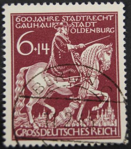 Sello "Grossdeutsches Reich, 600 Jare"