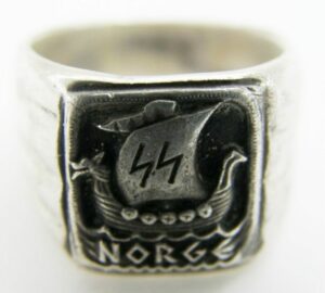 Waffen-SS/ Anillo "835" de la "Norge"