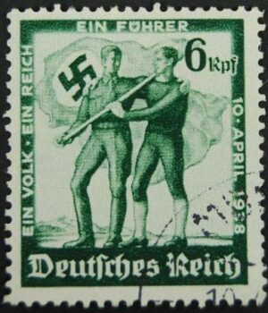 Sello "Ein volk Ein Reich Ein Fuhrer"