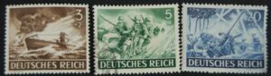 Deutsches Reich/ Tres Sellos del Día de los Caídos