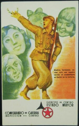 República/ Tarjeta Postal de Campaña, 1938