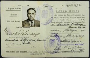 Guerra Civil, Salvoconducto del Bando Nacional 1939