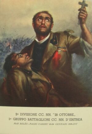 Postal "2ª Divisione CC. NN. 28 ottobre", 1936