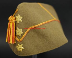 Gorrillo para un Capitán del Bando Nacional durante la Guerra Civil
