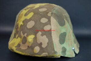 Waffen SS/ Cubre Casco 1er Modelo Camuflaje de Árbol