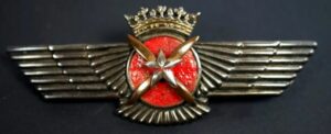 Alas Observador Piloto en Plata, primer Modelo Fabricado Por Luis Rokiski, con Nombre de General