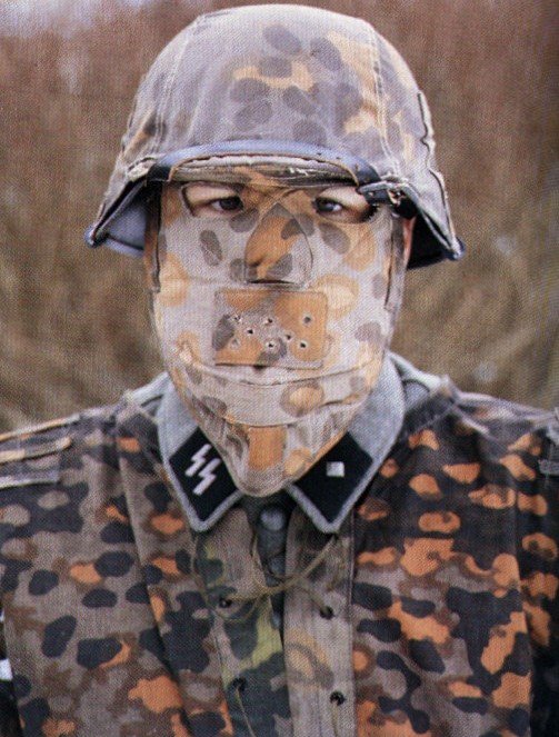 Waffen SS/ Máscara Facial de Francotirador