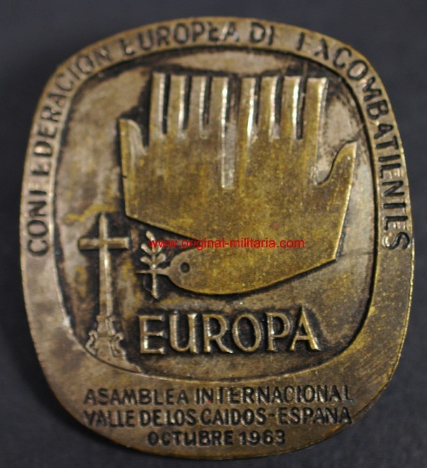 Insignia "Confederación Europea Excombatientes"