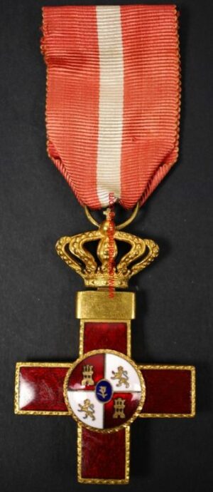 Spain. Cross of Military Merit. Red badge, Franco Era