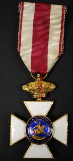 Spain. Cross of the Royal and Military Order of San Hermenegildo.