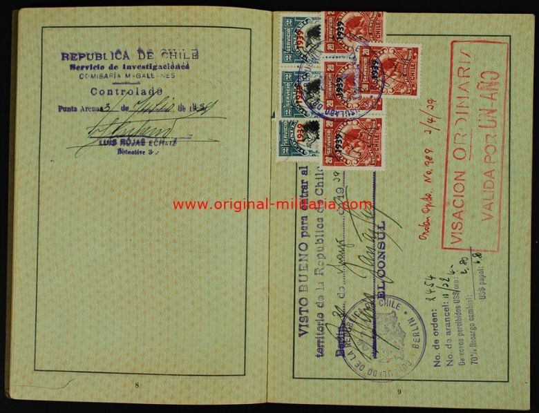 Pasaporte Alemán de 1939 Marcado "Judenstempel"