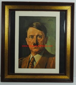 NSDAP/ Cuadro con Lamina de Kunz Weidlich