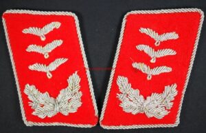 Luftwaffe/ Flak Artillery Hauptmans´s Collar Tabs