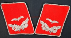 LW/ Parches de Cuello de Leutnant de la FlaK