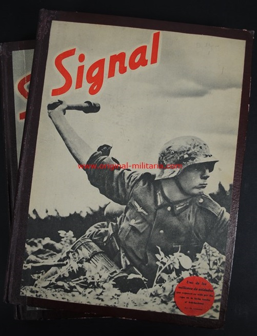 Dos tomos de la Revista "Signal"