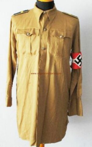 HJ, Camisa Completa fechada en 1939