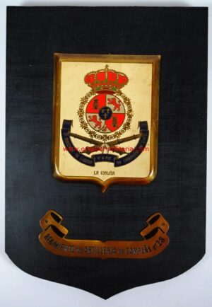 Metopa del Regimiento de Artillería de Campaña nº 28 de la Coruña