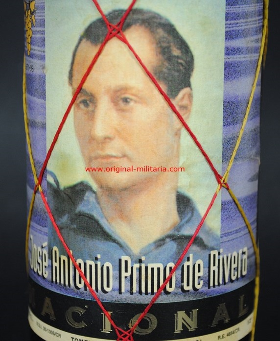 Botella de Vino Conmemorativa de "Primo de Rivera"