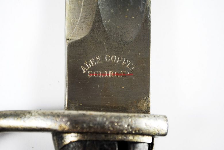 Bayoneta de Combate, 2º modelo de 1915, "Alex Coppel, Solingen"