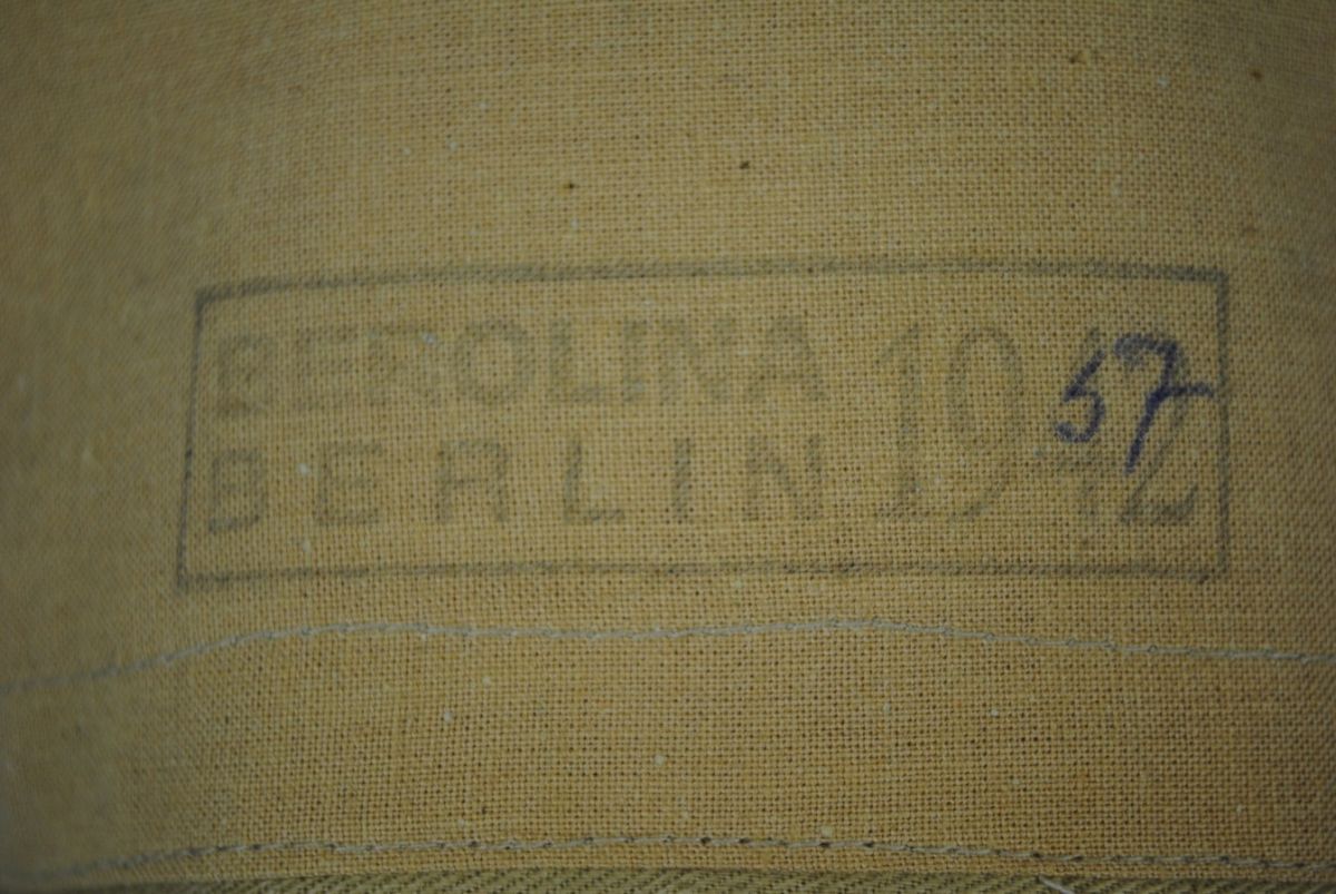 LW/DAK- Gorrillo Tropical de Tropa y Suboficial, Berolina-1942