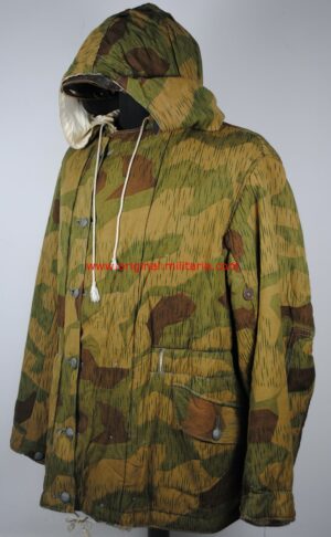 WH/ Parka Reversible con Camuflaje "Sumpftarnmusters" , 1943/44