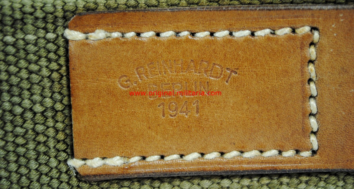 WH/DAK, Cinturón Tropical de Ofcial "G. REINHARDT BERLIN 1941"