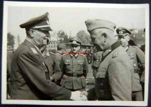Foto Original Privada del Generalfeldmarschall Reichenau