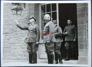 Foto Original Privada de los Mariscales de Campo "Reichenau" y "Fedor von Bock"