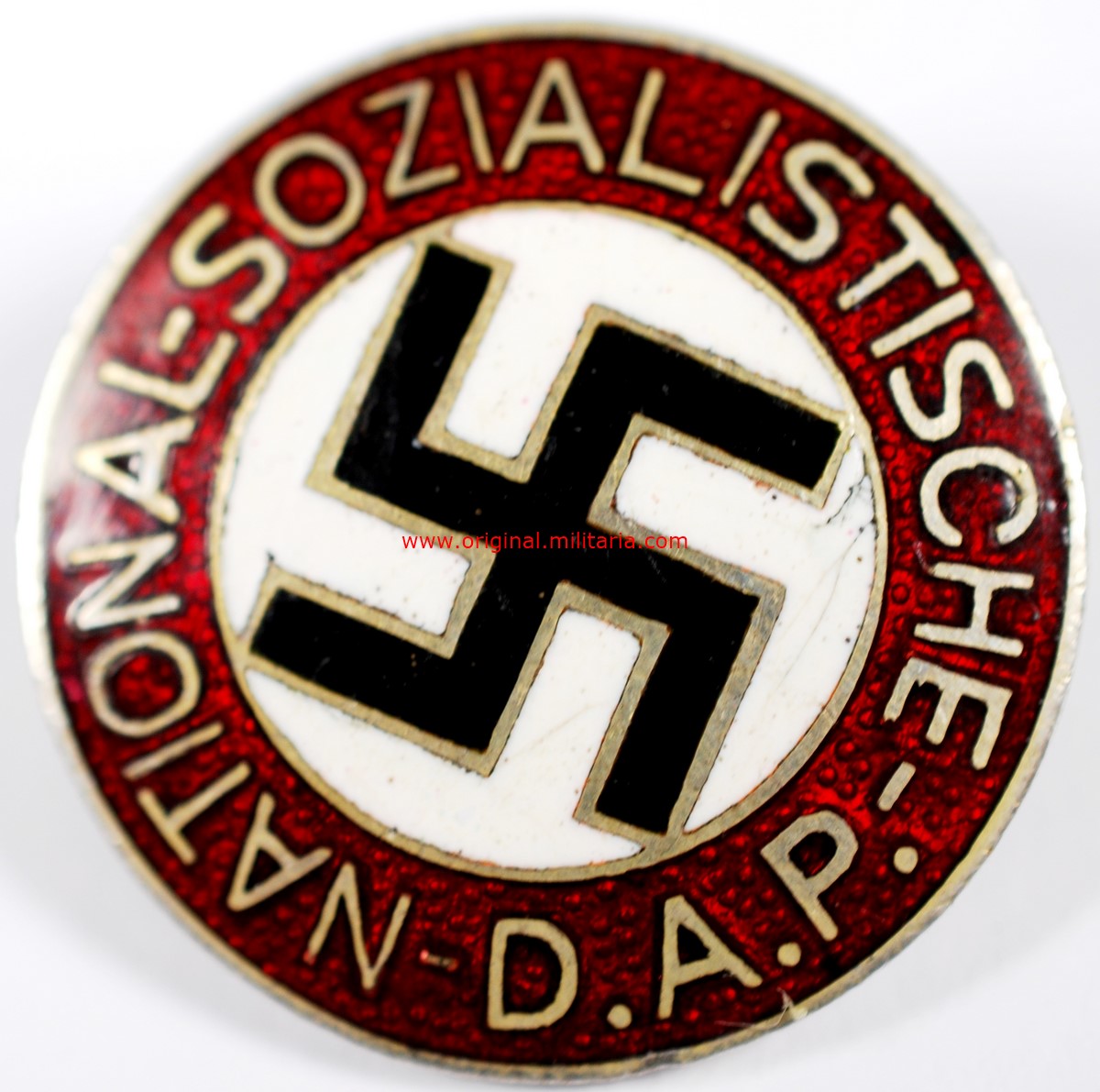 NSDAP/ Insignia Transicional con RZM y Nº 34
