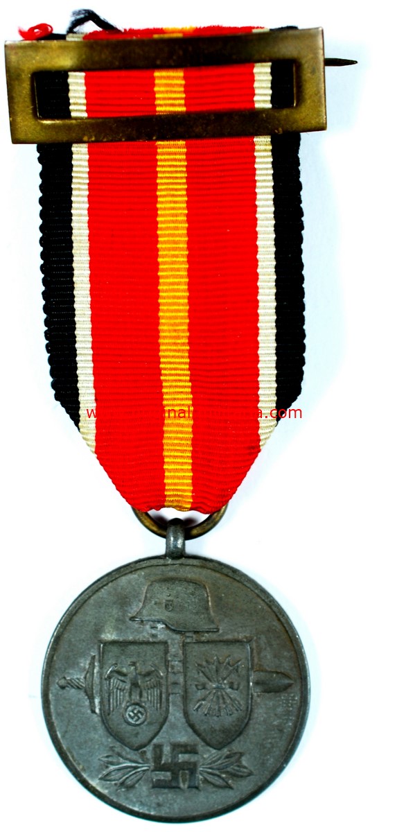 WH/DA, Medalla de los Voluntarios de la División Azul. Modelo alemán de 1944, Marcado "1"