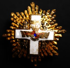 Miniatura de la Placa Gran Cruz de la Orden del Mérito Aeronáutico Distintivo Blanco