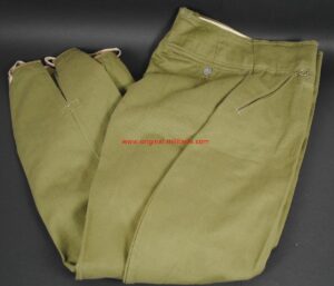 Wehrmacht (Heer)/ Second Pattern Tropical Breeches Factory Tag