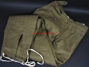 HW/LW, Raros Pantalones de Montar para Oficial y Suboficial en HBT