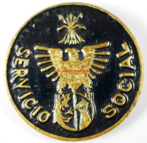 Insignia de Solapa. Auxilio Social