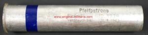 Wehrmacht/ Blue Smoke Signal Flare Cartridge – Unfired, 1940. Long Model