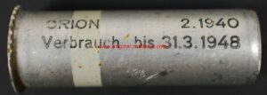Wehrmacht/ White Smoke Signal Flare Cartridge – Unfired, 1940