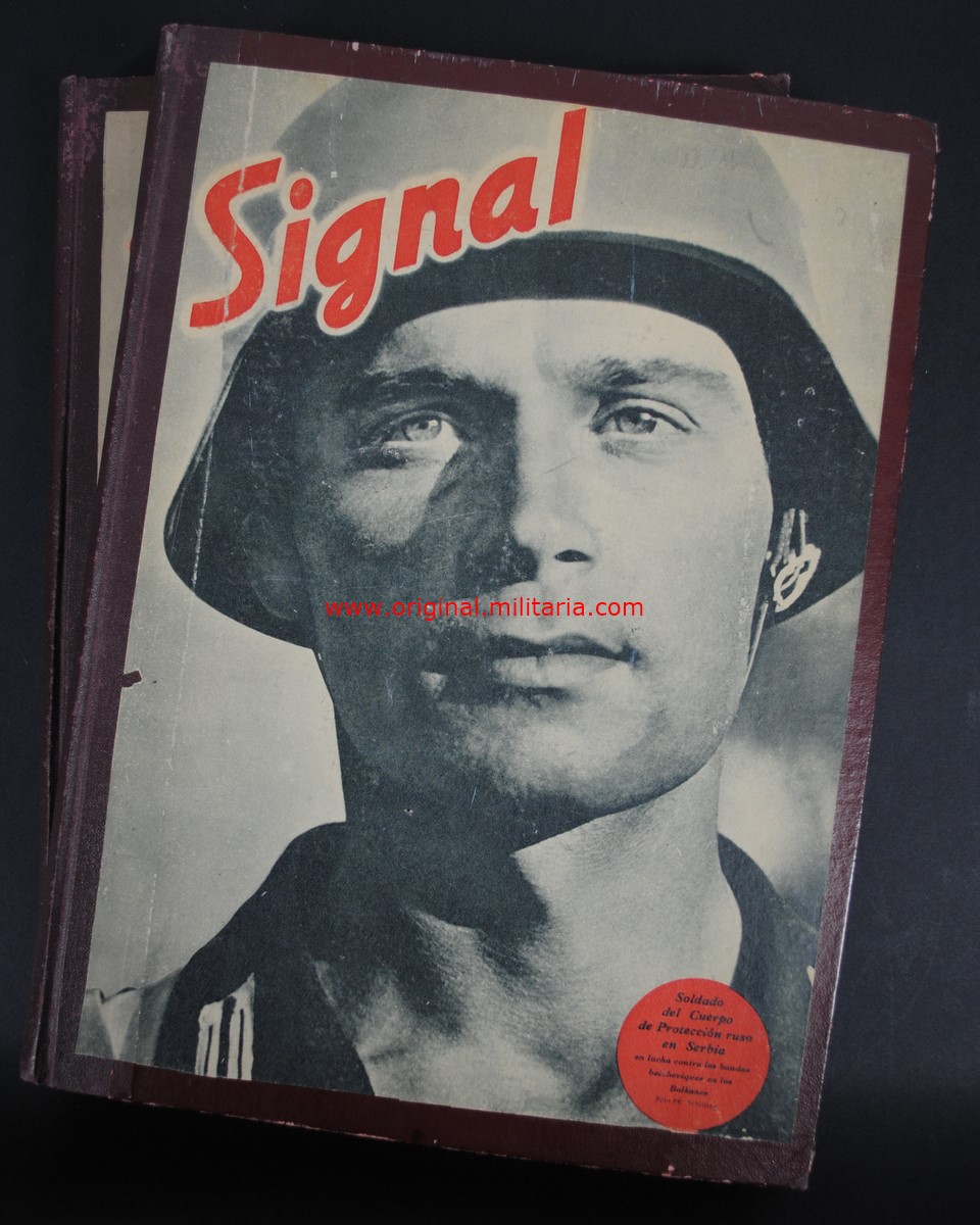 Dos tomos de la Revista "Signal"