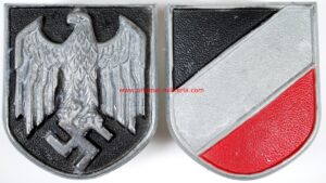 Wehrmacht Afrikakorps/ Pith Helmet Shields