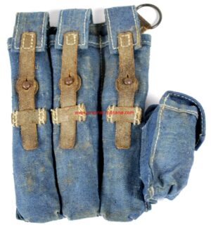 Rare Blue MP38/40 Ammo Pouch. Second Pattern 1942