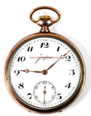 NSDAP/ Reloj "Junghans" con Dedicatoria del "Reichswerke Hermann Göring" 
