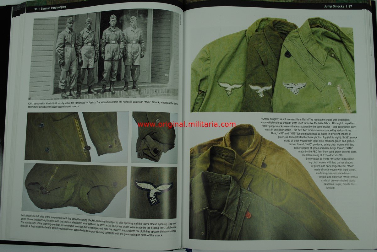Libro German Paratroopers, Uniformes y equipamiento 1936-1945, Volumen I
