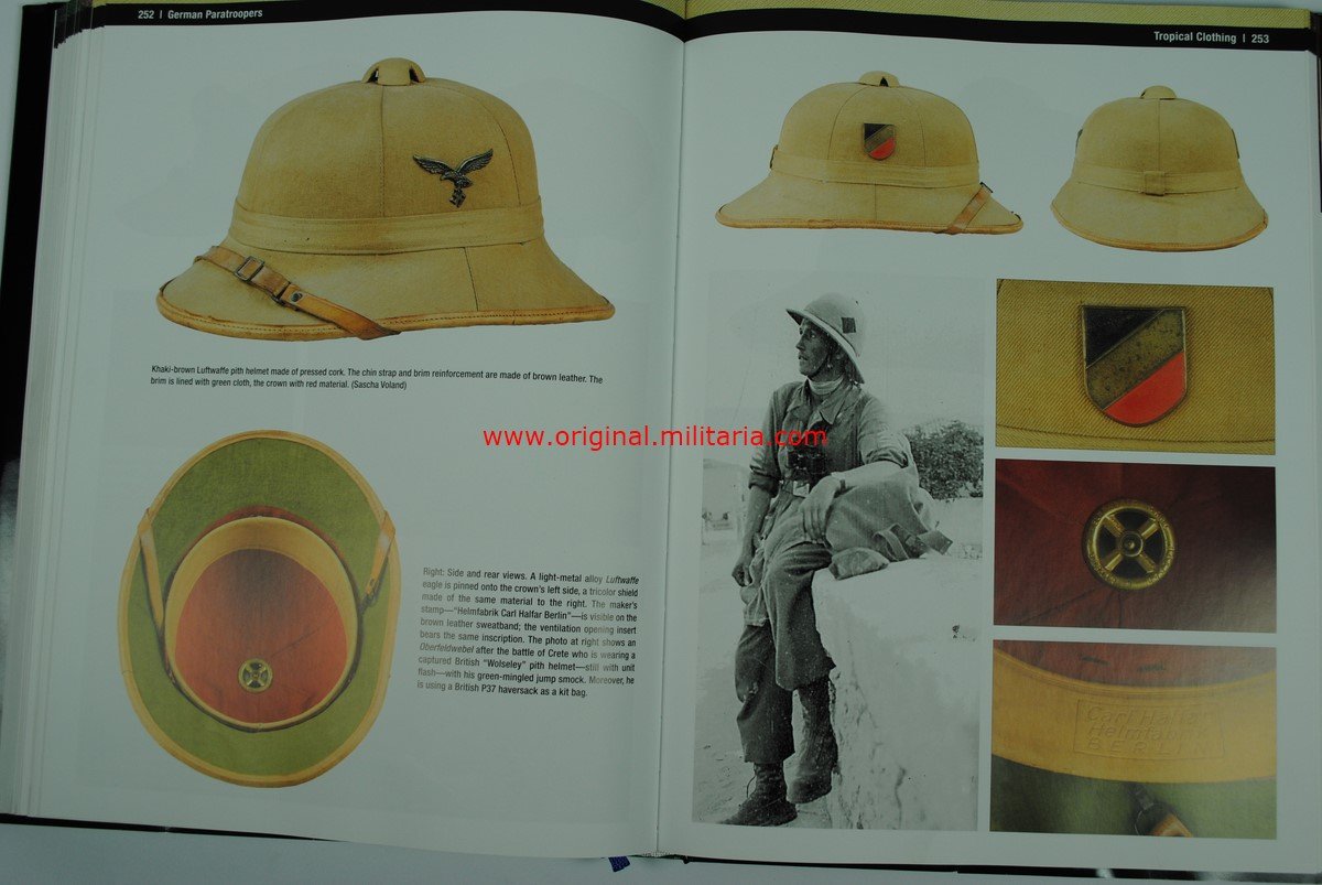 Libro German Paratroopers, Uniformes y equipamiento 1936-1945, Volumen I