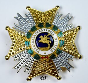 Royal and Military Order of Saint Hermenegild,  Rare French Variant